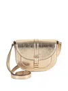 Michael Kors Half-moon Shoulder Bag In Yellow