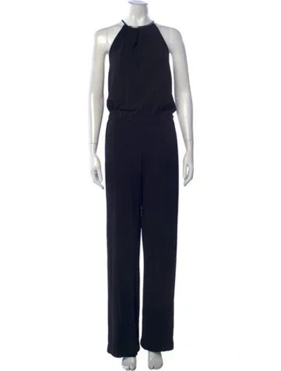 Pre-owned Michael Kors Halterneck Jumpsuit In Blue