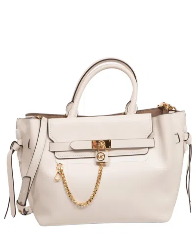 Michael Kors Hamilton Legacy Tote Bag In White