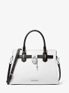 Michael Kors Hamilton Medium Color-block Leather Satchel