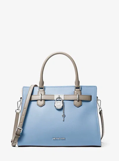 Michael Kors Hamilton Medium Color-block Leather Satchel