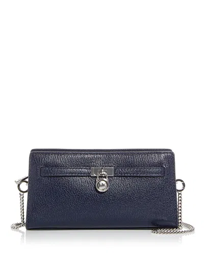 Michael Kors Hamilton Moderne Convertible Crossbody Bag In Purple