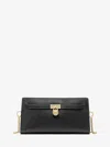 Michael Kors Hamilton Moderne Extra-small Leather Convertible Crossbody Bag In Black