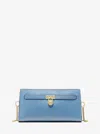 Michael Kors Hamilton Moderne Extra-small Leather Convertible Crossbody Bag In Blue