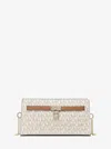 Michael Kors Hamilton Moderne Extra-small Signature Logo Convertible Crossbody Bag In Sand