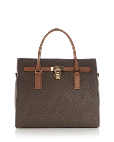 Michael Kors Hamilton Moderne Large Leather Satchel