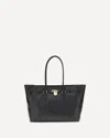 Michael Kors Hamilton Moderne Large Leather Tote Bag In Black