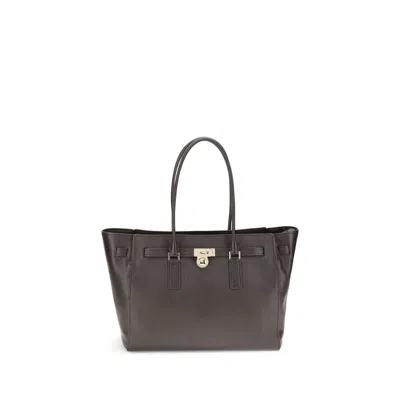Michael Kors Hamilton Moderne Large Tote Women's Bag In Brown