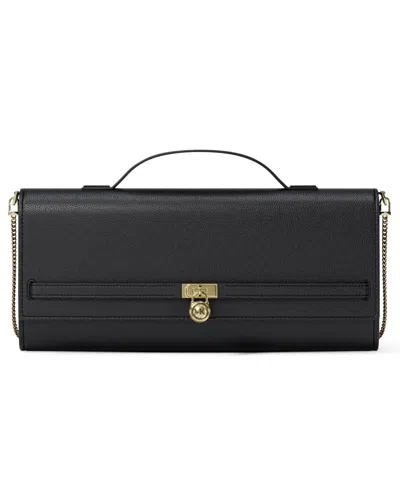 Michael Kors Hamilton Moderne Medium East West Clutch In Black
