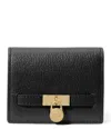 Michael Kors Hamilton Moderne Small Compact Wallet In Black