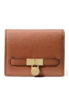 Michael Kors Hamilton Moderne Small Compact Wallet In Brown