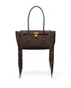 Michael Kors Hamilton Moderne Small East/west Shoulder Tote In Brown