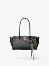 Michael Kors Hamilton Moderne Small Leather Satchel In Black