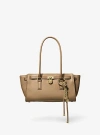 Michael Kors Hamilton Moderne Small Leather Satchel In Brown