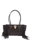 Michael Kors Hamilton Shoulder Bag In Black