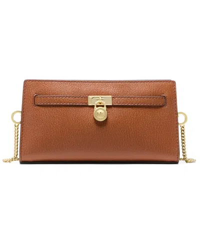 MICHAEL KORS HAMILTON SMALL LEATHER CONVERTIBLE CROSSBODY