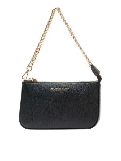 Michael Kors Md Chain Pouchette In Black