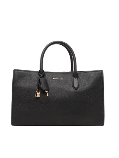 Michael Kors Scarlett Medium Tote Bags In Black