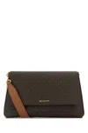 Michael Kors Printed Canvas Crossbody Bag In Brown