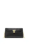 Michael Kors Hamilton Moderne Extra-small Leather Convertible Crossbody Bag In Black