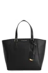Michael Kors Taryn Large Leather Tote Bag In Black