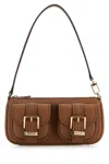Michael Kors Zoe Shoulder Bag Adjustable Strap In Brown