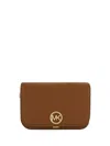 Michael Kors Medium Delancey Crossbody Bag In Luggage