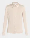 Michael Kors Hansen Charmeuse Button-front Shirt