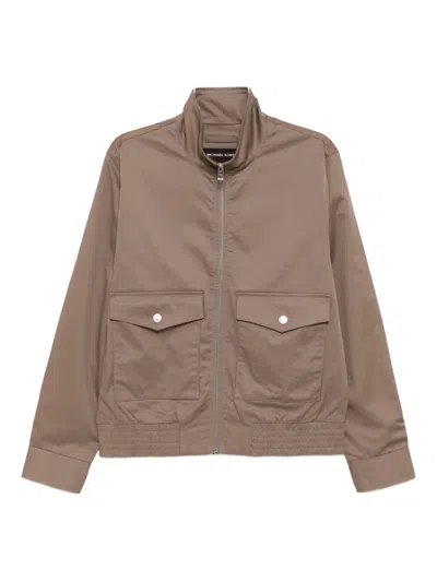 Michael Kors Harrington Jacket In Brown