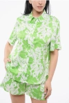 Michael Kors Hawaiian Print Shirt With Button-down Collar
