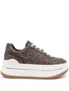 Michael Kors Hayes Lace Up In Brown