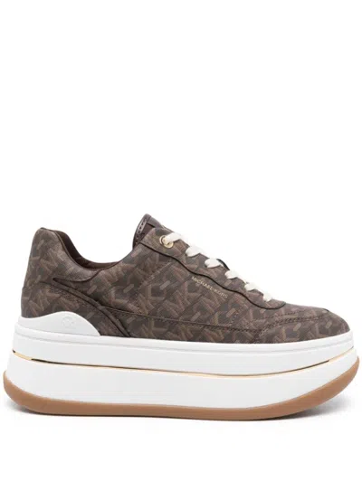Michael Kors Hayes Lace Up In Brown
