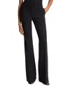 Michael Kors Haylee Stretch Pebble Crepe Flared Trousers In Black