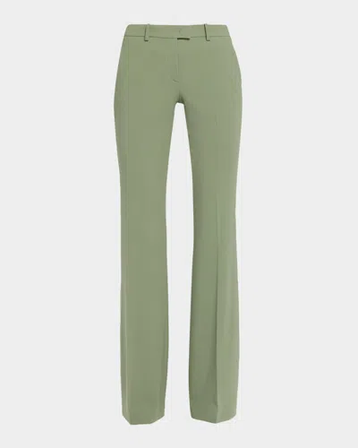 MICHAEL KORS HAYLEE STRETCH WOOL FLARE TROUSERS