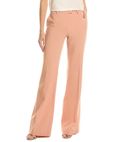 Michael Kors Hayley Wool & Silk-blend Pant In Orange