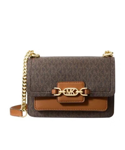 Michael Kors Heathers Crossbody Bag In Brown