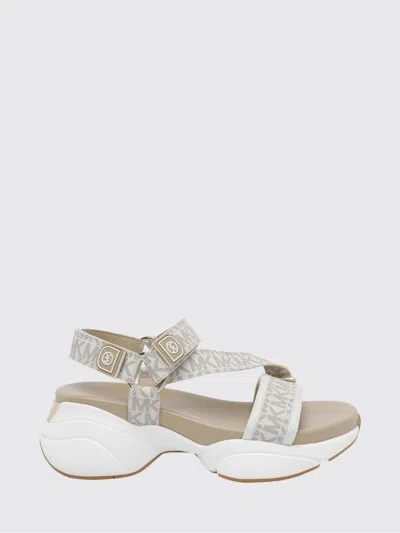 Michael Kors Heeled Sandal  Woman Color Beige In Neutral