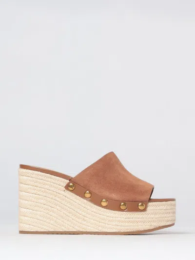 Michael Kors Heeled Sandal Woman Color Brown In Multi