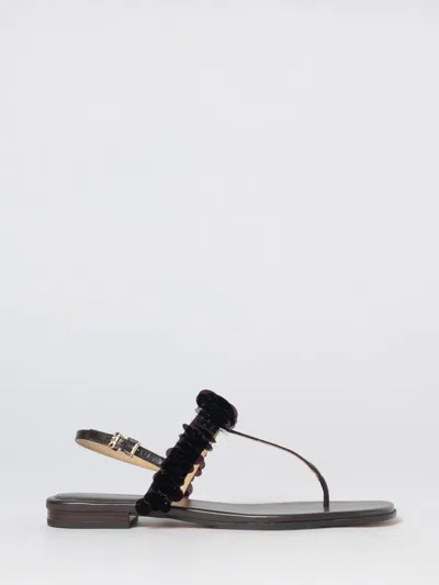 Michael Kors Heeled Sandal Woman Color Brown In Multi