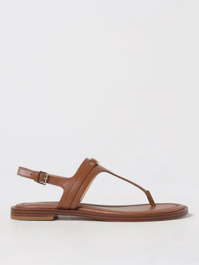 MICHAEL KORS FLAT SANDALS MICHAEL KORS WOMAN COLOR BROWN,G73727032