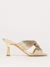 Michael Kors Ichael Kors Alessia Metallic Mule Sandal In Gold