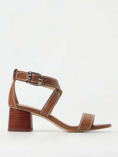 Michael Kors Heeled Sandals  Woman In Leather
