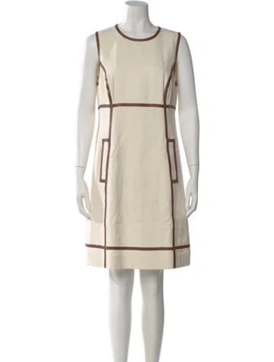 Pre-owned Michael Kors Hemp Knee-length Dress In Neutral