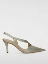 Michael Kors Calf Leather 'jaida' Slingback In Nude In Gold