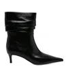 Michael Kors High Heel Short Boots In Black