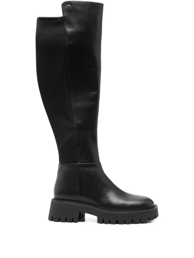 MICHAEL KORS HIGH LEATHER BOOTS MICHAEL KORS