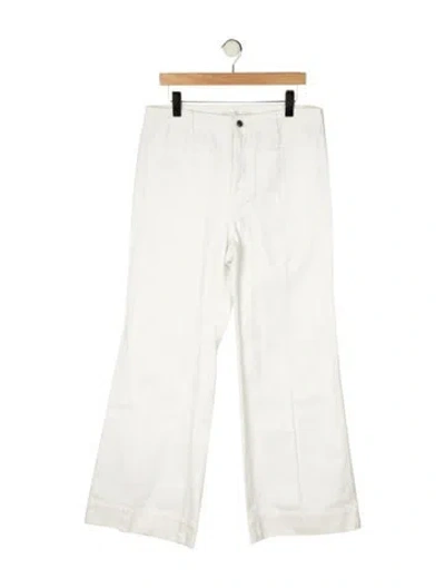 Pre-owned Michael Kors High-rise Flared Jeans In Neutral
