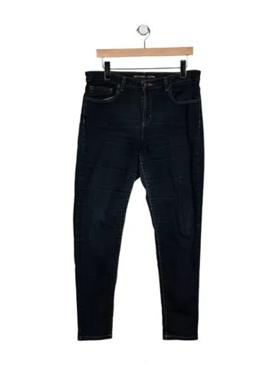 Pre-owned Michael Kors High-rise Skinny Leg Jeans In Blue