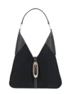 Michael Kors Medium Cornelia Hobo Shoulder Bag In Black