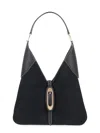 Michael Kors Medium Cornelia Hobo Shoulder Bag In Black